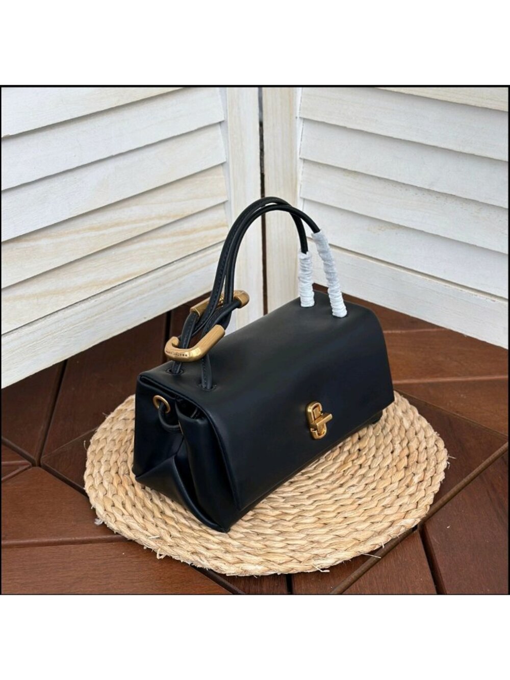 Marc Jacobs The Mini Dual Top Handle Bag Black OS - Picture 6 of 14